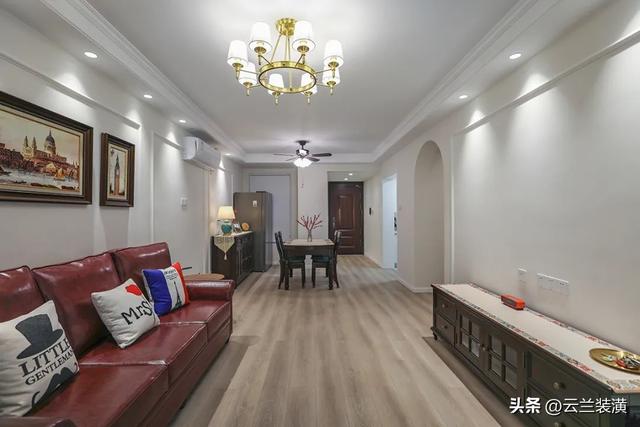 案例品鉴 | 96㎡美式田园装修风，撞色和对比色碰撞，视觉效果好看!-5.jpg