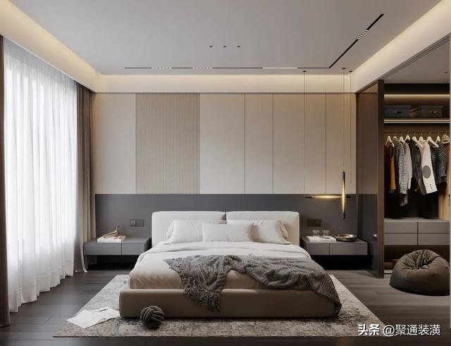 聚通装潢 | 175㎡手枪型意式轻奢风装修，呼之欲出的高级感-11.jpg
