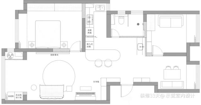 97平现代轻法奶油风三口之家-4.jpg