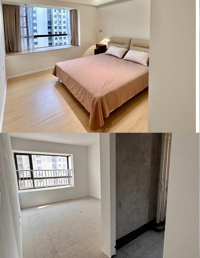 130㎡极简奶油完工，装修前后对比-4.jpg