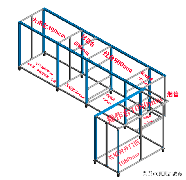 自己做全屋定制，从零开始DIY铝型材橱柜全过程：框架篇，超详细-5.jpg