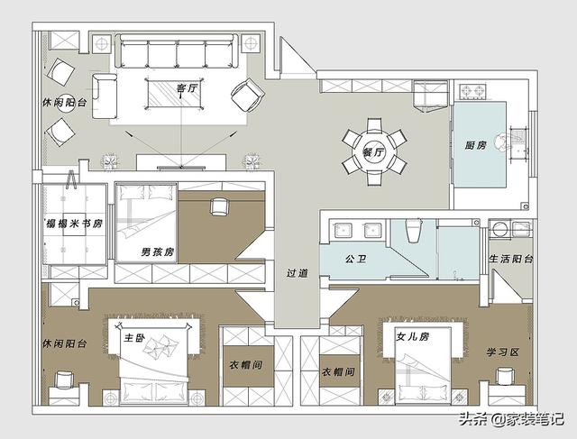 这对夫妻“穷装”美式风火了，全屋造型简单，温馨感十足，喜欢-3.jpg