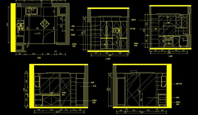 全屋定制橱柜CAD图纸吊柜平面立面整体厨房设计cad施工图室内设计-32.jpg