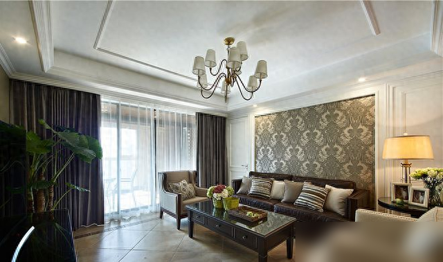 美式设计太费钱，180㎡花60万，自带露台，完工后高贵典雅！-1.jpg