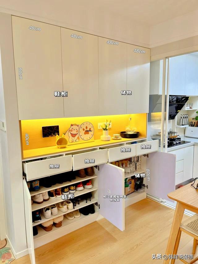 等我买房，就照着她家这样装。1.7万搞定全屋柜子，实用又好看！-3.jpg