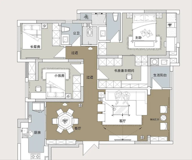 240㎡新中式风格，精致的背景与软装组合，让空间更有仪式感-2.jpg