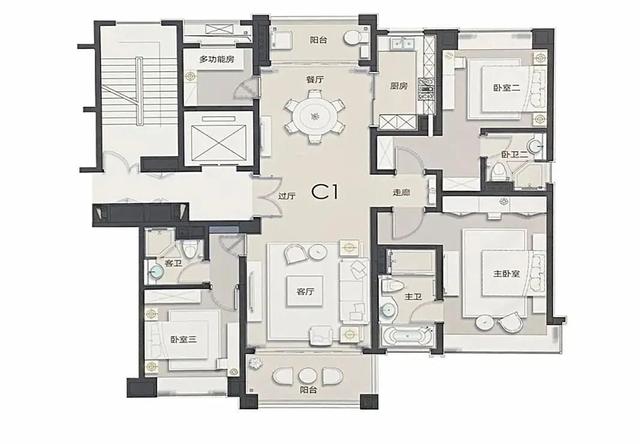 184㎡森兰星河湾 | 新一代国际社区，奢装和美克美家更配系列-2.jpg