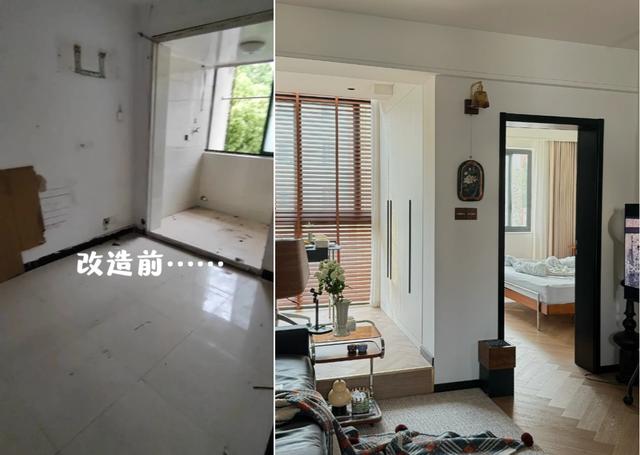 60㎡老破小的逆袭：复古风改造，小家也能美如画-12.jpg