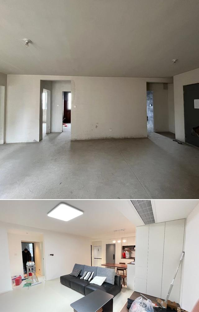 16万硬装120m² 奶油中古风，前后对比见证三室家的蜕变-16.jpg
