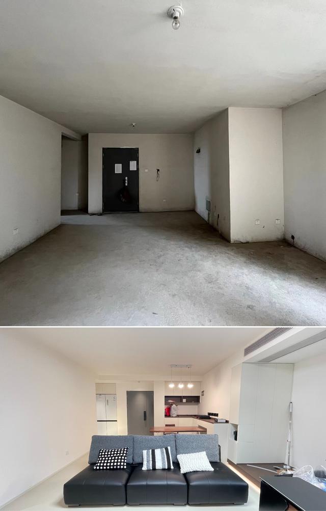 16万硬装120m² 奶油中古风，前后对比见证三室家的蜕变-19.jpg