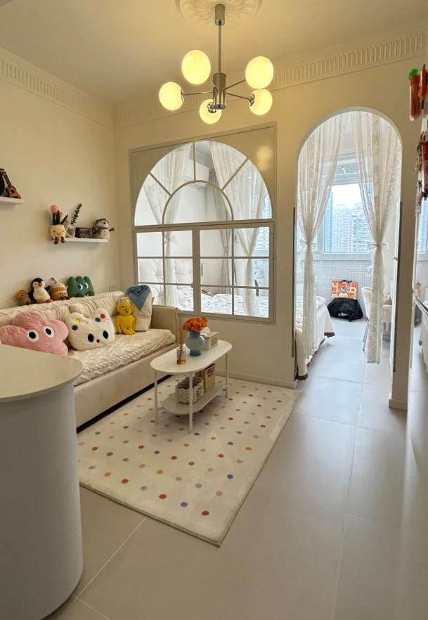 35m²单身公寓，温柔奶油风的小确幸-4.jpg