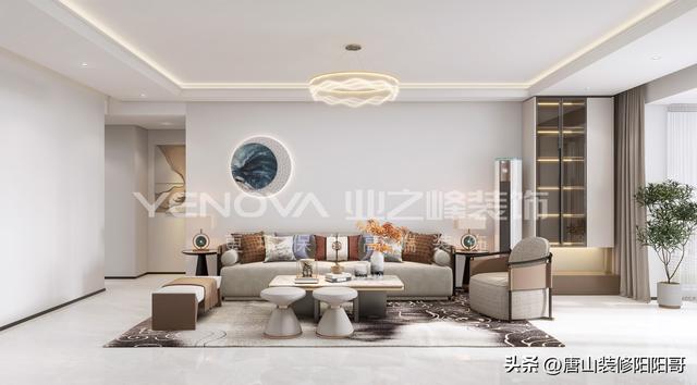 唐山天元骏景153平方米新中式风格装修效果案例|业之峰装饰-4.jpg