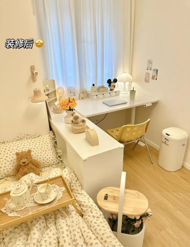 从毛坯到惊艳，90㎡奶油原木，太治愈了-20.jpg