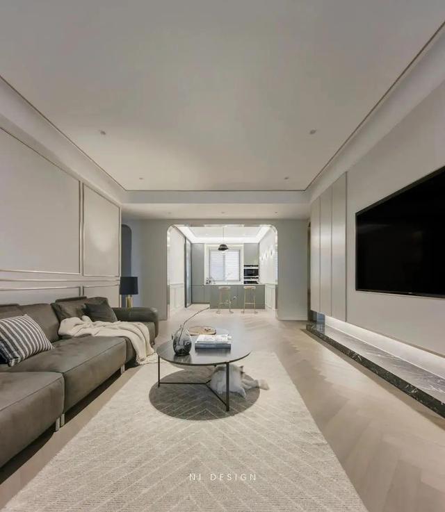 130㎡简约三居，金属勾勒的轻法式浪漫主义-11.jpg